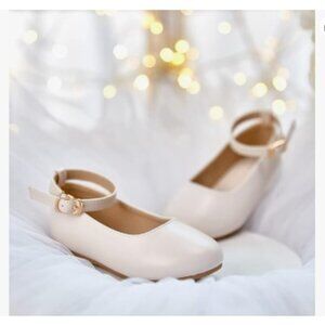 NEW! Toddler Flower Girl Dress Shoes - Little Girl Ballet Flats Sparkly Wedding